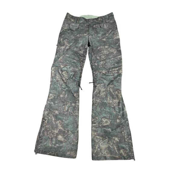 Dakine Women's Snow Ski Pants Small Camo Print Insulated Waterproof Snowboard - Picture 1 of 11